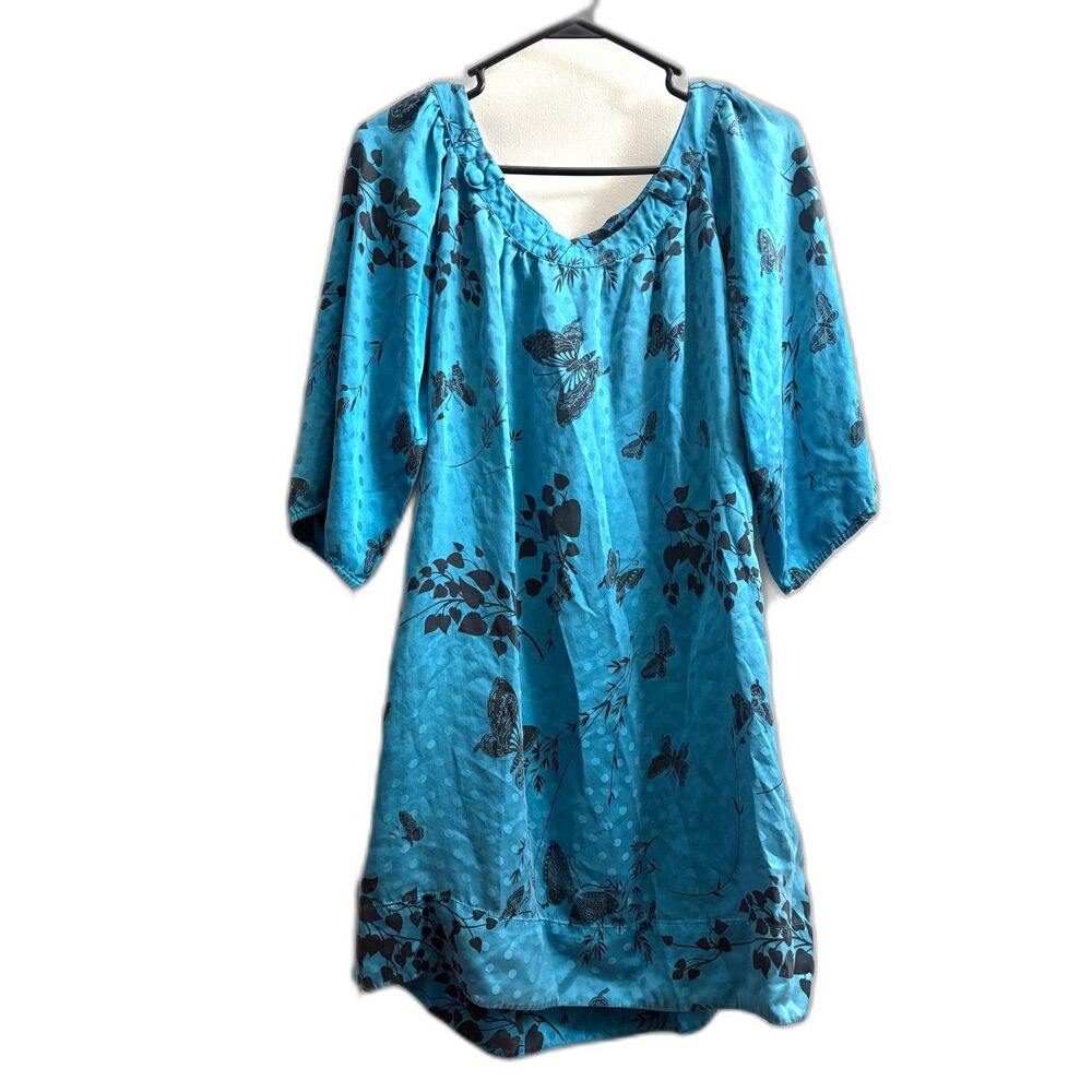 Women's Yumi Kim 100% Silk Blue Dress Size L